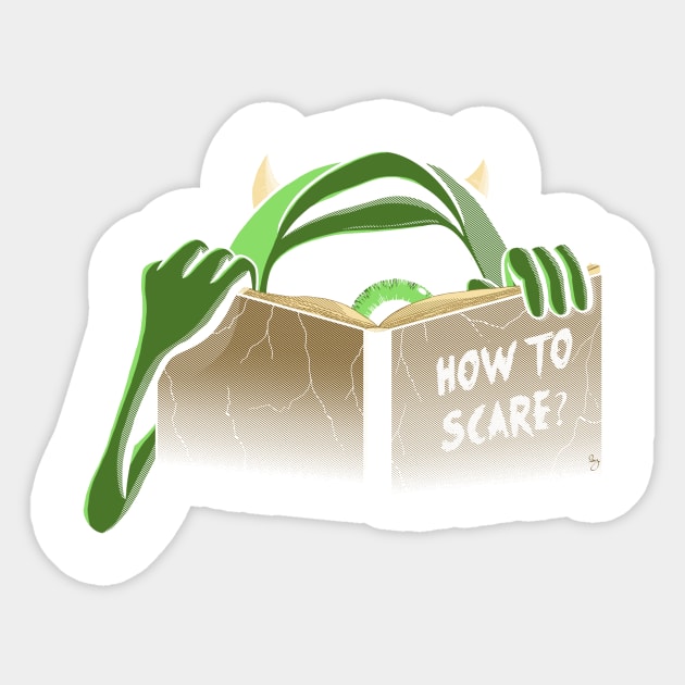 How to scare? Sticker by 2mz